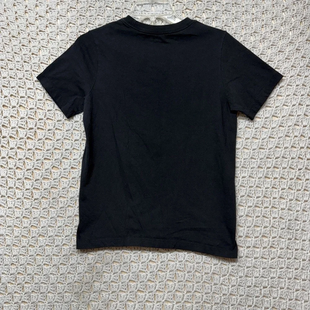 Nike T-Shirt Youth Boys Size L‎ Black Graphic Just Do It  Crew Short Sleeve